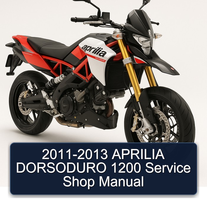 2011-2013 APRILIA DORSODURO 1200 Service Shop Manual