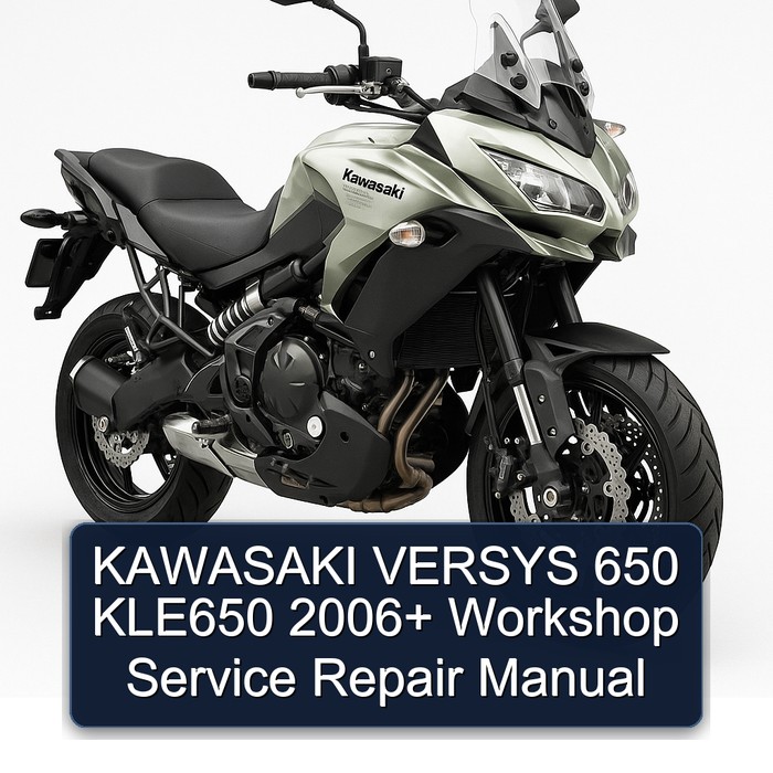 KAWASAKI VERSYS 650 KLE650 2006+ Workshop Manual de servicio y reparación
