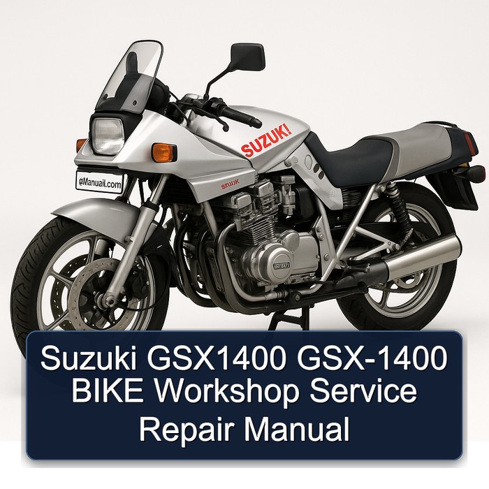 Suzuki GSX1400 GSX-1400 BIKE Workshop Manual de servicio y reparación