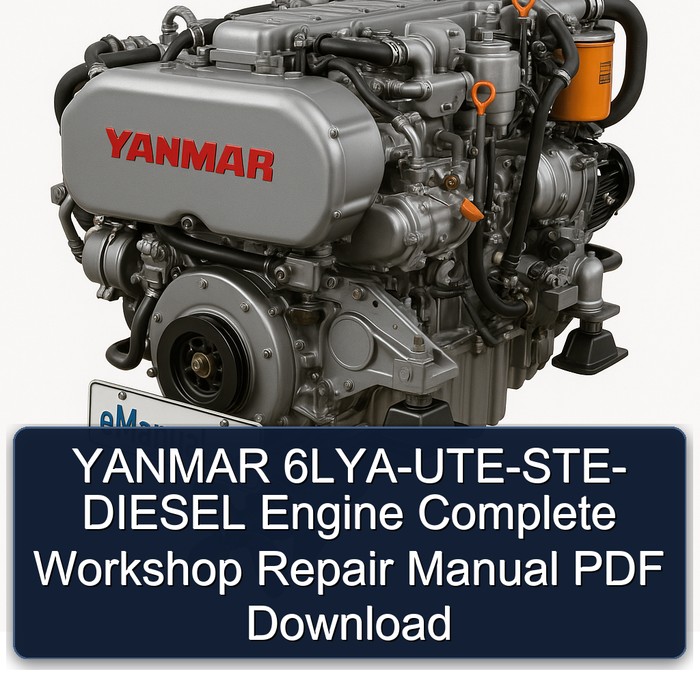 YANMAR 6LYA-UTE-STE- DIESEL Engine Complete Workshop Repair Manual PDF Download