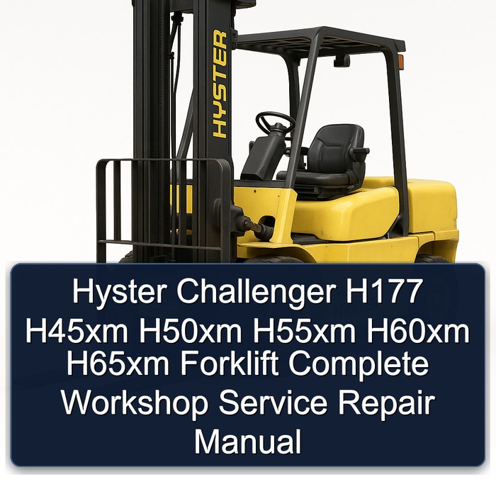 Hyster Challenger H177 - H65xm Gabelstapler Werkstatt Handbuch