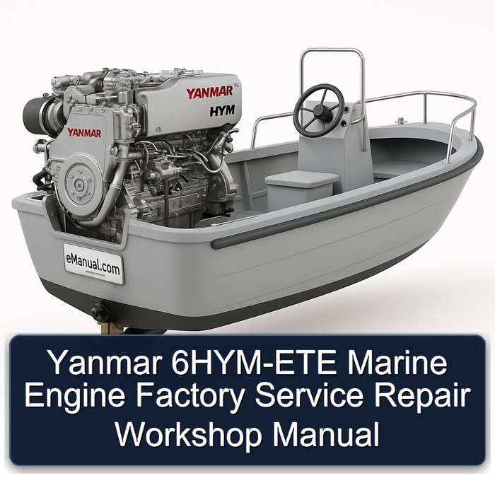 Yanmar 6HYM-ETE Marine Engine Factory Service Repair Workshop Manual