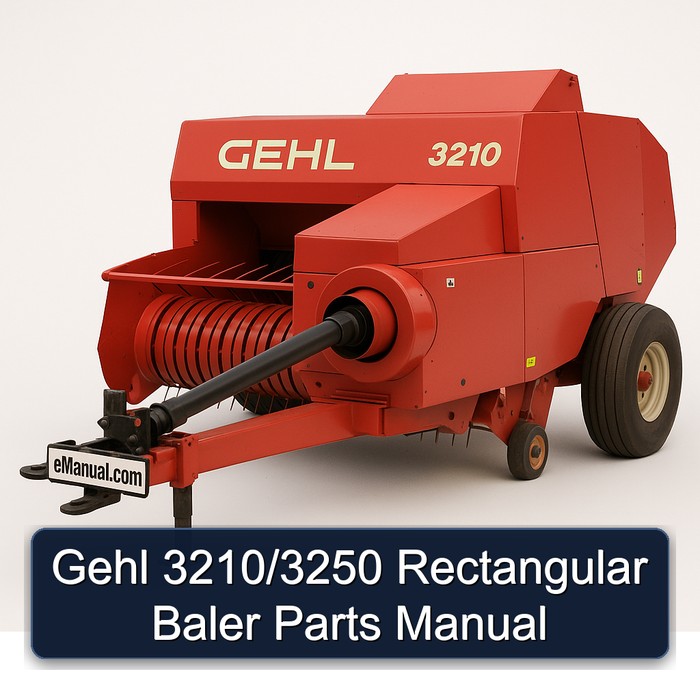 Gehl 3210/3250 Rectangular Baler Parts Manual 