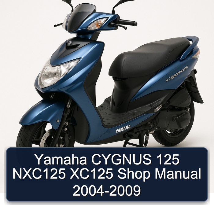 Yamaha CYGNUS 125 NXC125 XC125 Shop Manual 2004-2009