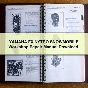 Yamaha FX Nytro Snowmobile Workshop Service Repair Manual PDF Download
