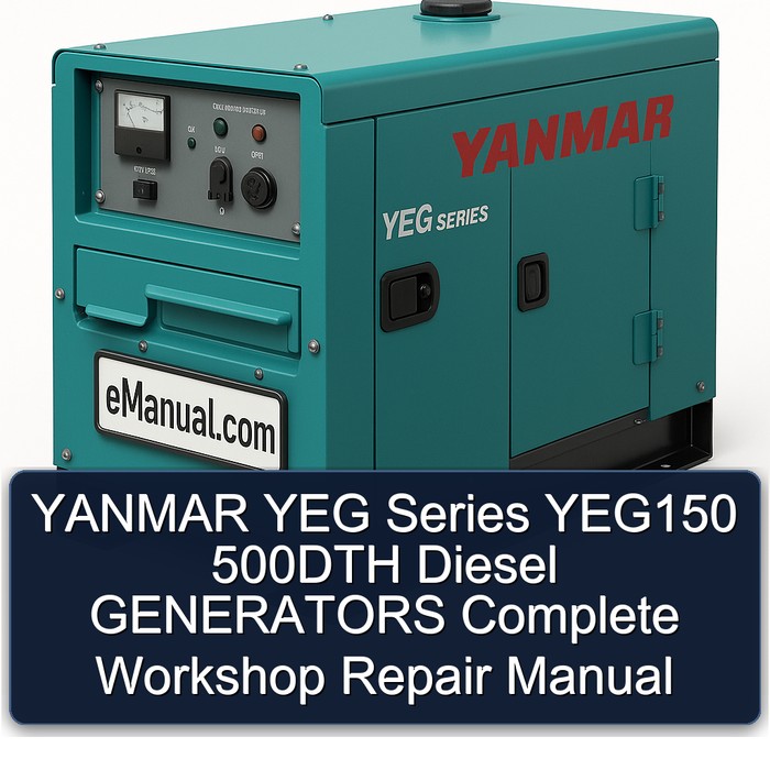 YANMAR YEG Series YEG150 500DTH Diesel GENERATORS Complete Workshop Repair Manual