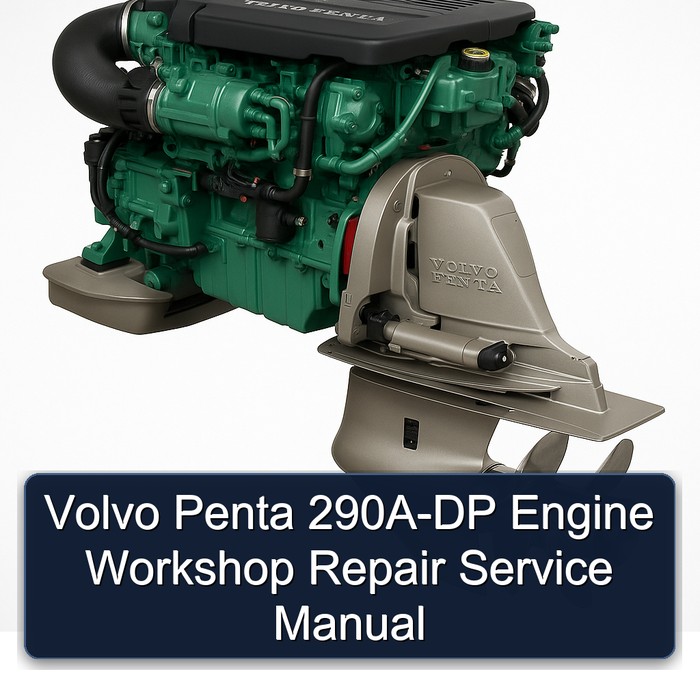 Volvo Penta 290A-DP Engine Workshop Repair Service Manual 