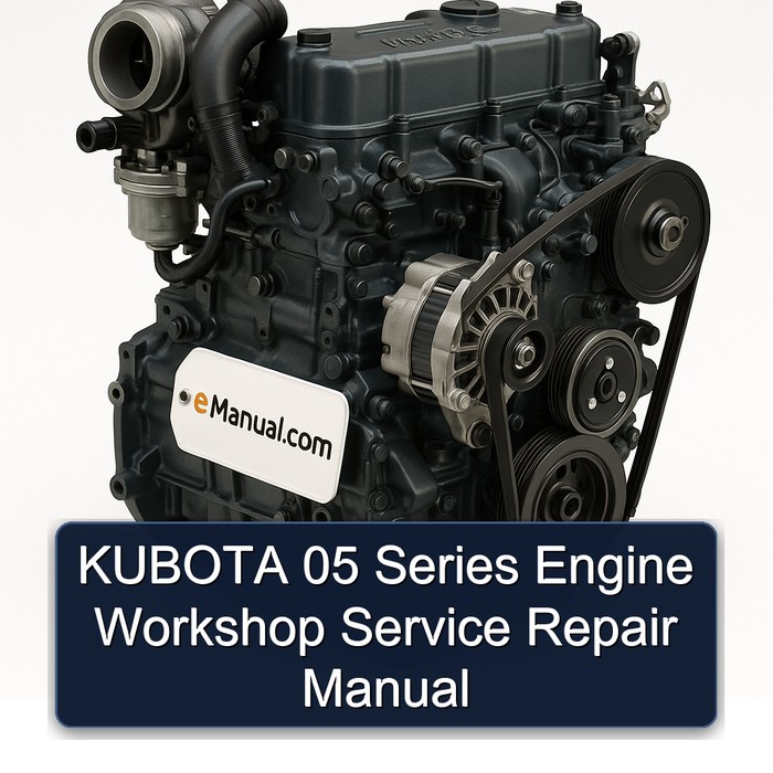 KUBOTA 05 Series Engine Workshop Service Repair Manual 