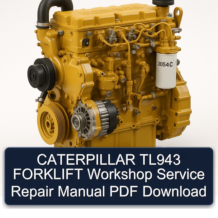 Manual de Servicio y Reparación para Montacargas Caterpillar TL943