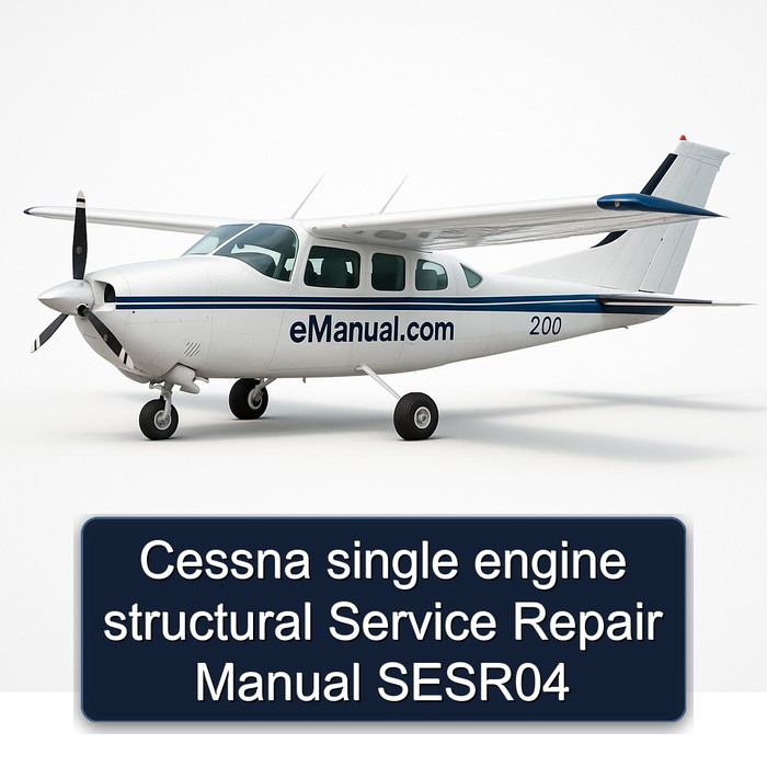 Cessna single engine structural Service Repair Manual SESR04