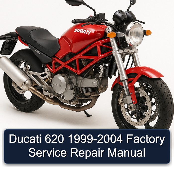 Ducati 620 1999-2004 Factory Manual de servicio y reparación