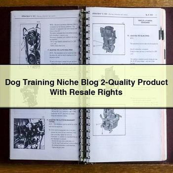 Dog Training Niche Blog 2-Quality Product with Resale Rights PDF Download