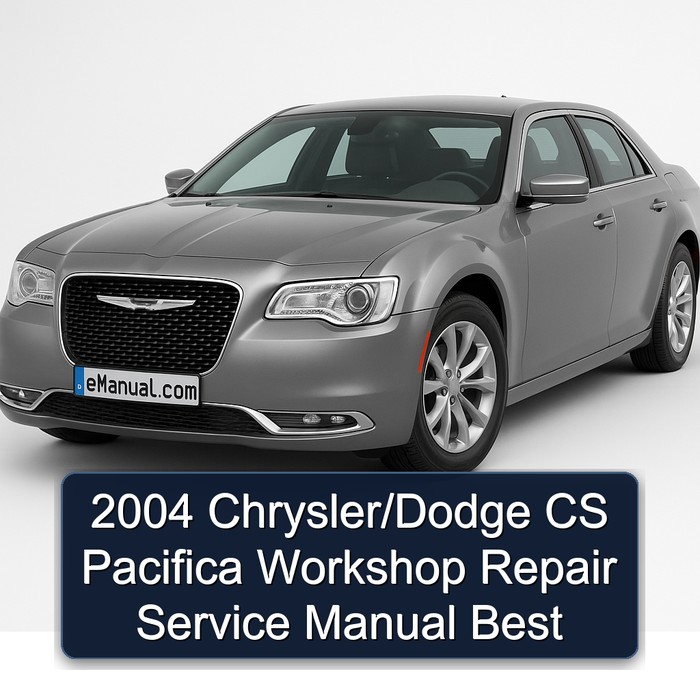 2004 Chrysler/Dodge CS Pacifica Workshop Repair Service Manual Best