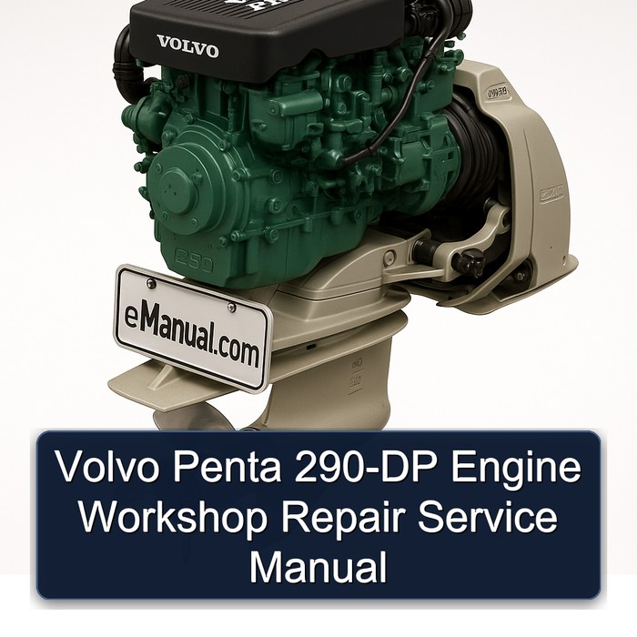 Volvo Penta 290-DP Engine Workshop Repair Service Manual 