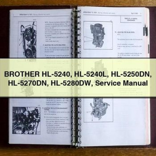 Brother Hl-5240 Hl-5240L Hl-5250DN Hl-5270DN Hl-5280DW Workshop Service Repair Manual PDF Download