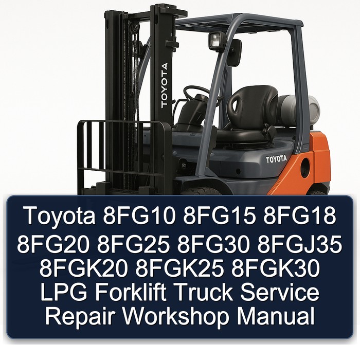 Manual de Servicio y Reparación para Carretillas Elevadoras Toyota 8FG