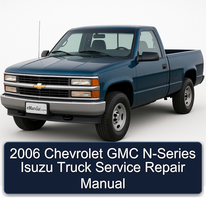2006 Chevrolet GMC N-Series Isuzu Truck Manual de servicio y reparación
