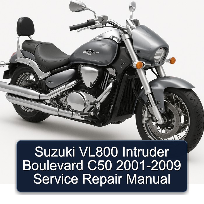 Suzuki VL800 Intruder Boulevard C50 2001-2009 Manual de servicio y reparación