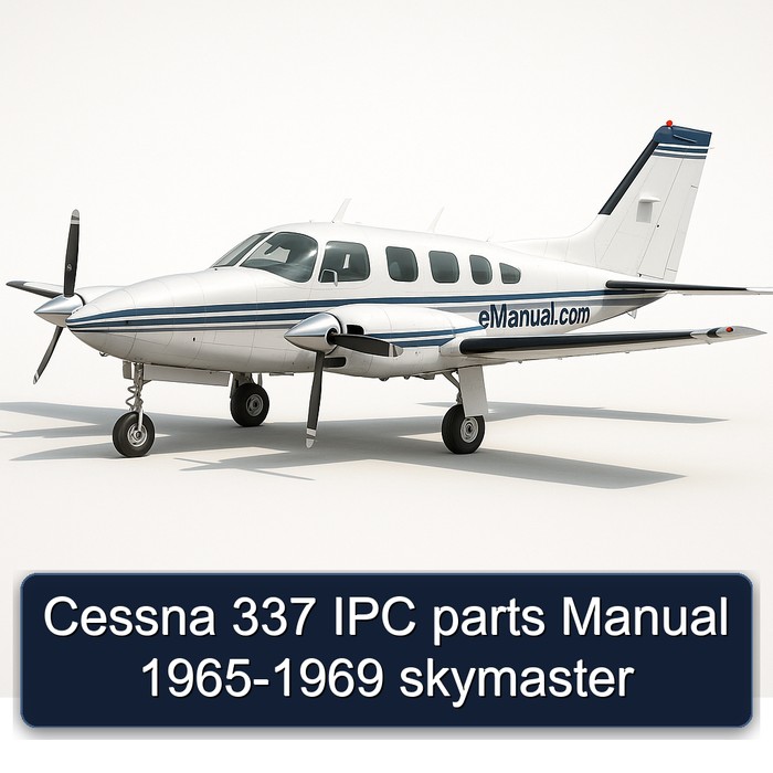 Cessna 337 IPC parts Manual 1965-1969 skymaster