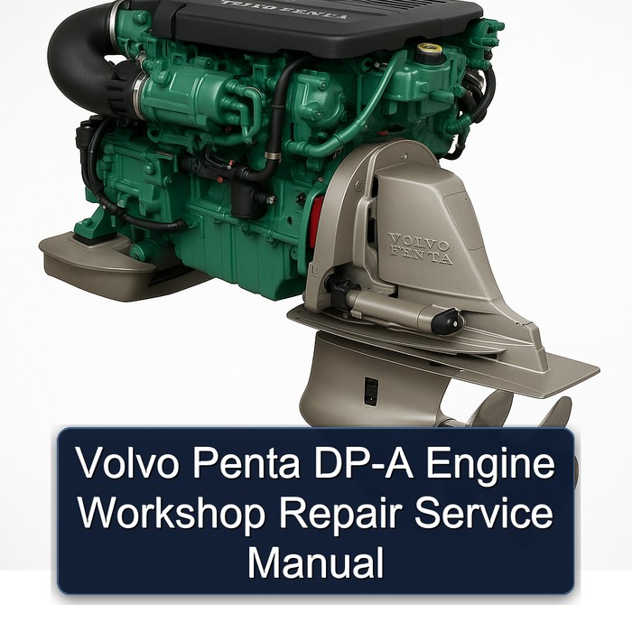 Volvo Penta DP-A Engine Workshop Repair Service Manual