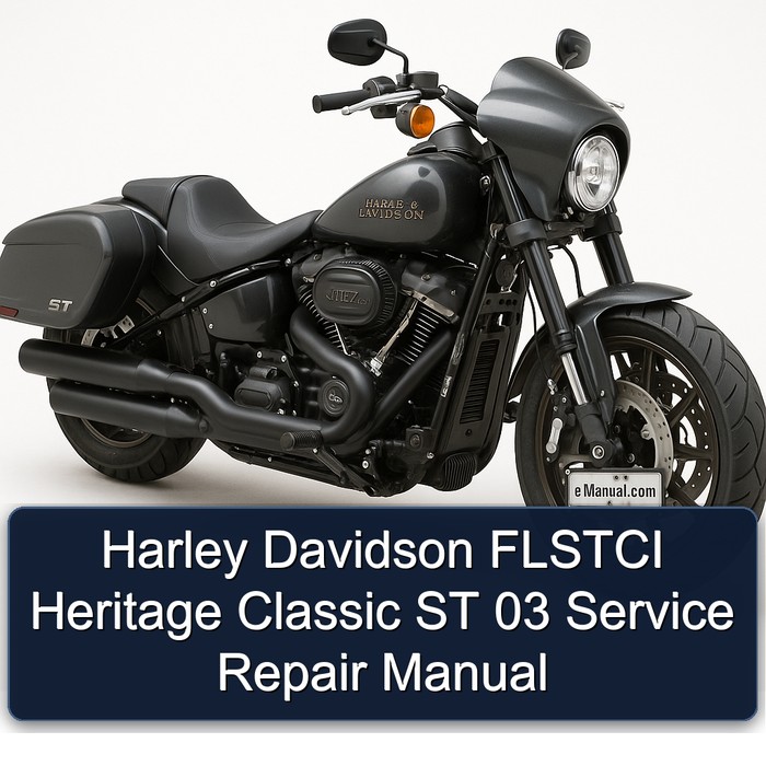 Harley Davidson FLSTCI Heritage Classic ST 03 Manual de servicio y reparación