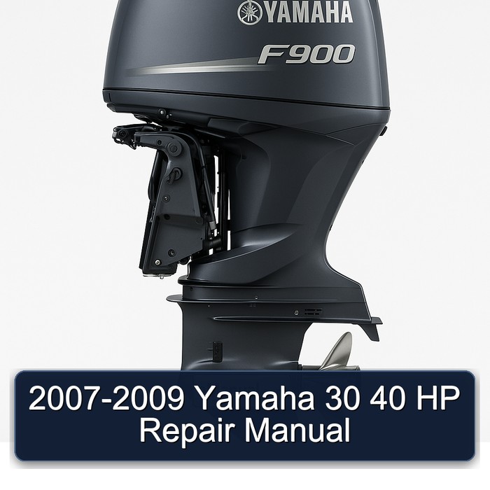 2007-2009 Yamaha 30 40 HP Repair Manual