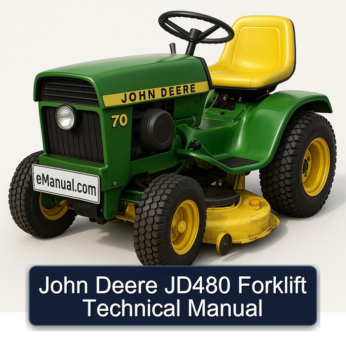 Manual Técnico de la Carretilla Elevadora John Deere JD480