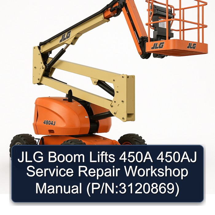 JLG Boom Lifts 450A 450AJ Service Repair Workshop Manual (P/N:3120869)