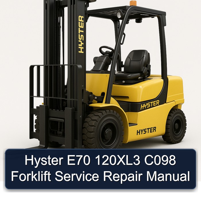 Hyster E70 120XL3 C098 Forklift Service Repair Manual