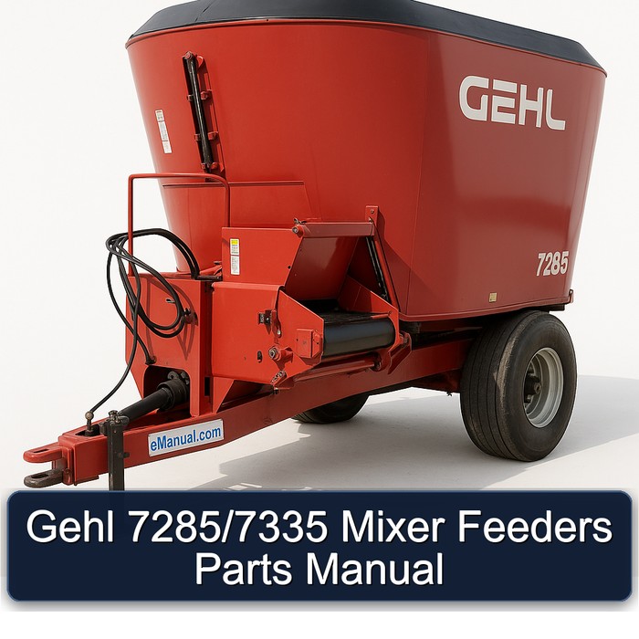 Manual de Partes para Mezcladoras de Alimento Gehl 7285/7335