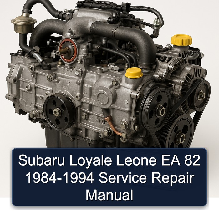 Subaru Loyale Leone EA 82 1984-1994 Manual de servicio y reparación