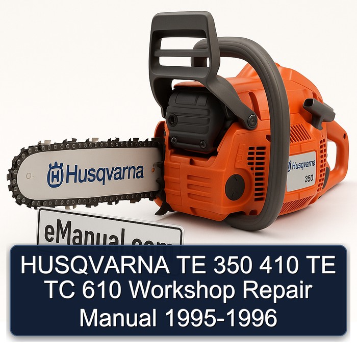 HUSQVARNA TE 350 410 TE TC 610 Workshop Repair Manual 1995-1996