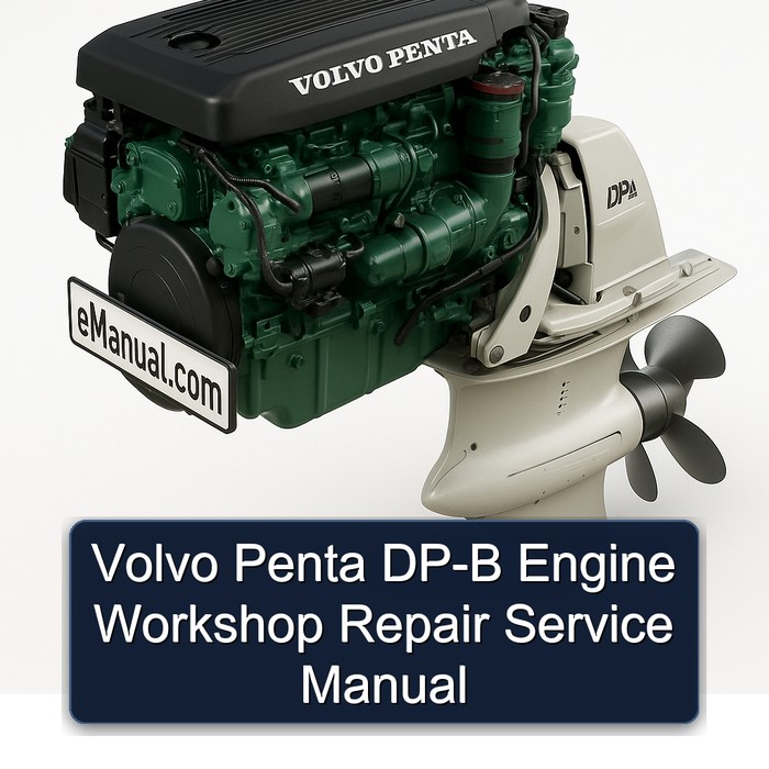 Volvo Penta DP-B Engine Workshop Repair Service Manual 