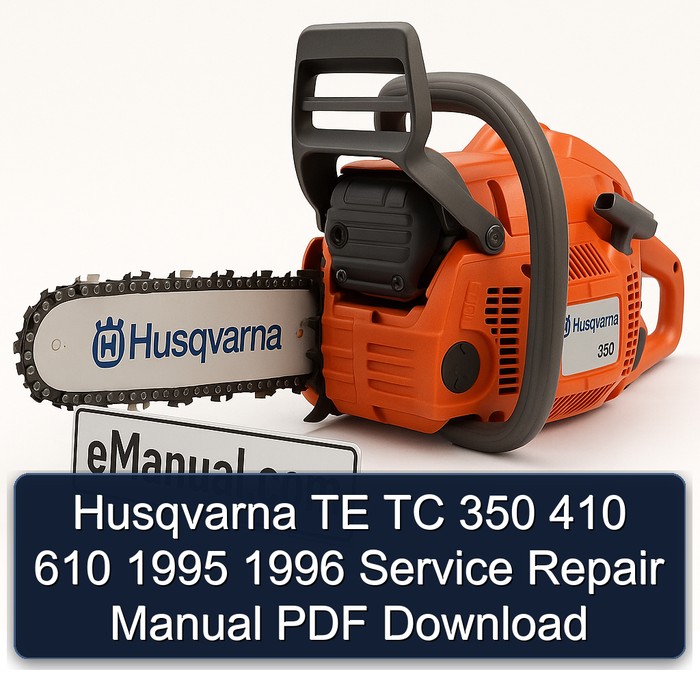Husqvarna TE TC 350 410 610 1995 1996 Service Repair Manual PDF Download