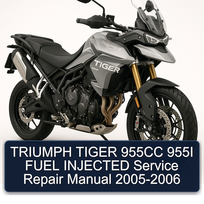 TRIUMPH TIGER 955CC 955I FUEL INJECTED Manual de servicio y reparación 2005-2006