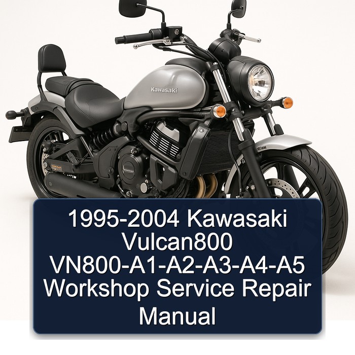 1995-2004 Kawasaki Vulcan800 VN800-A1-A2-A3-A4-A5 Workshop Manual de servicio y reparación
