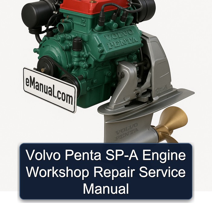 Volvo Penta SP-A Engine Workshop Repair Service Manual