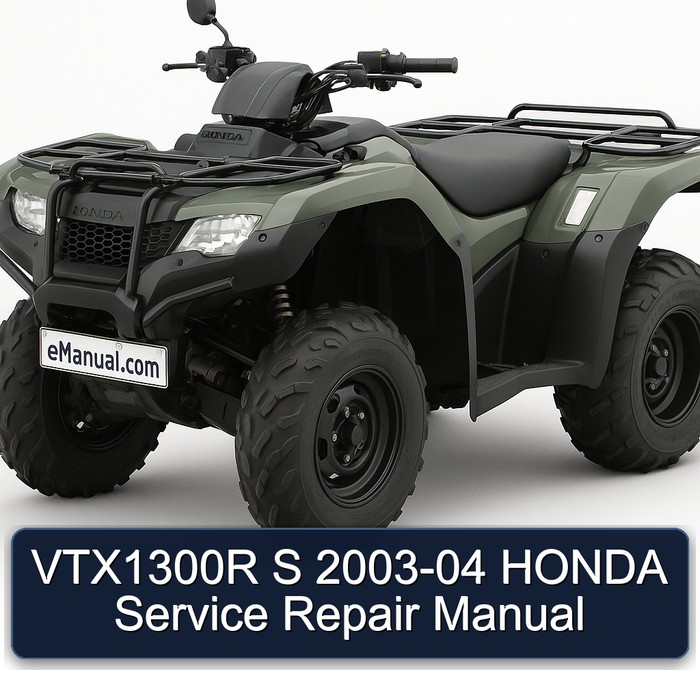 VTX1300R S 2003-04 HONDA Manual de servicio y reparación