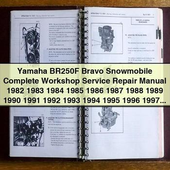 Yamaha BR250F Bravo Snowmobile Workshop Service Repair Manual 1982-2000