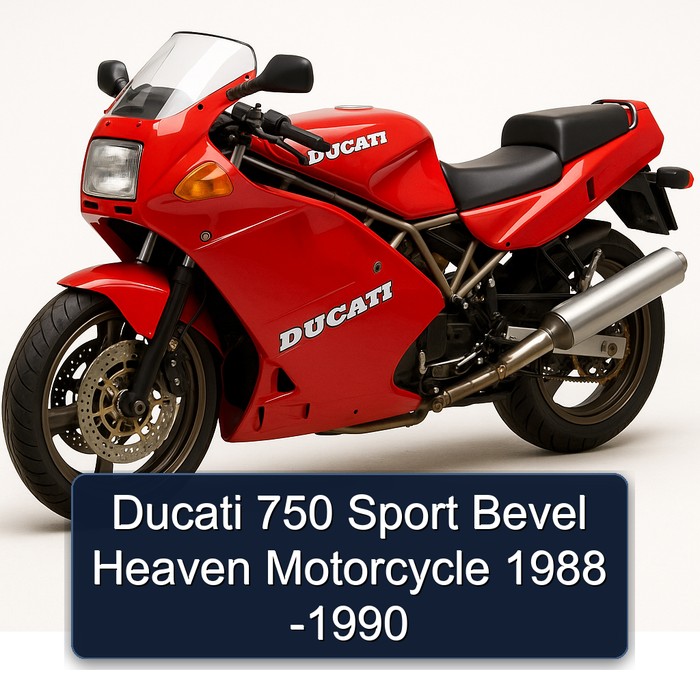 Ducati 750 Sport Bevel Heaven Motorcycle 1988 -1990
