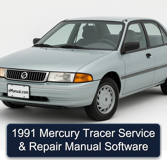 1991 Mercury Tracer Service & Repair Manual Software