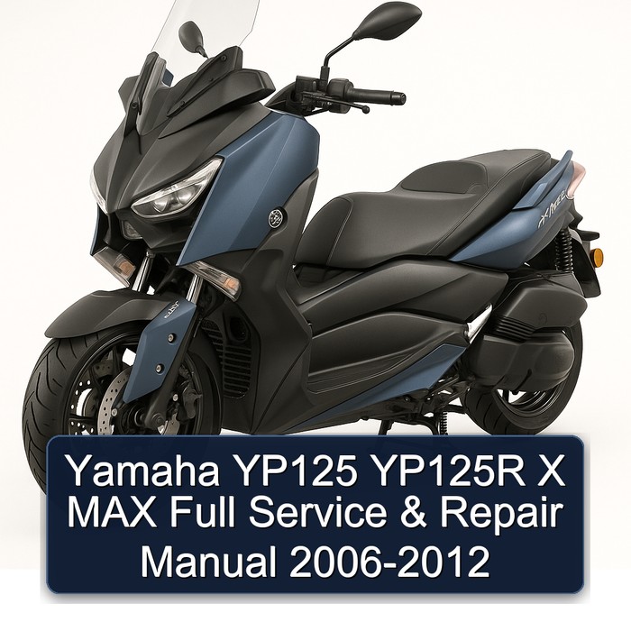 Yamaha YP125 YP125R X MAX Full Manual de servicio y reparación 2006-2012