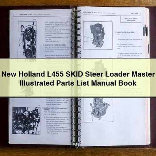 New Holland L455 Skid Steer Loader Parts Catalog PDF Download