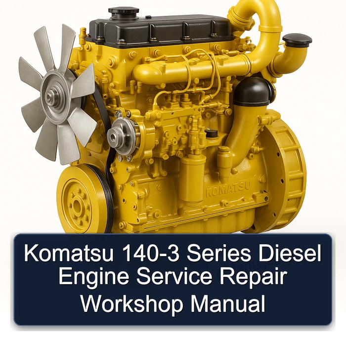Komatsu 140-3 Series Diesel Engine Service Repair Workshop Manual 