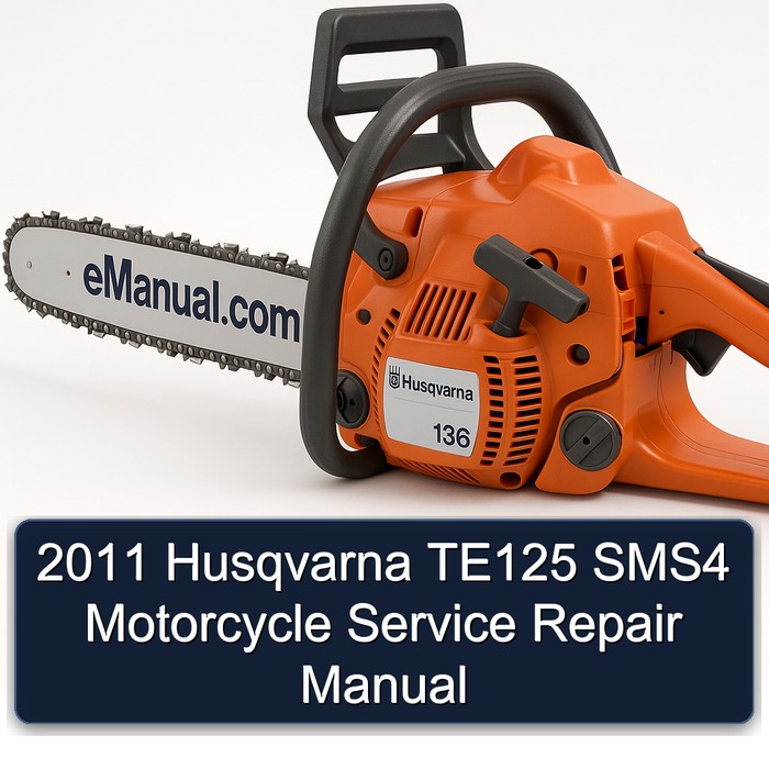 2011 Husqvarna TE125 SMS4 Motorcycle Manual de servicio y reparación
