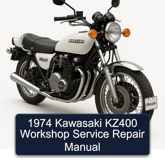 1974 Kawasaki KZ400 Workshop Manual de servicio y reparación