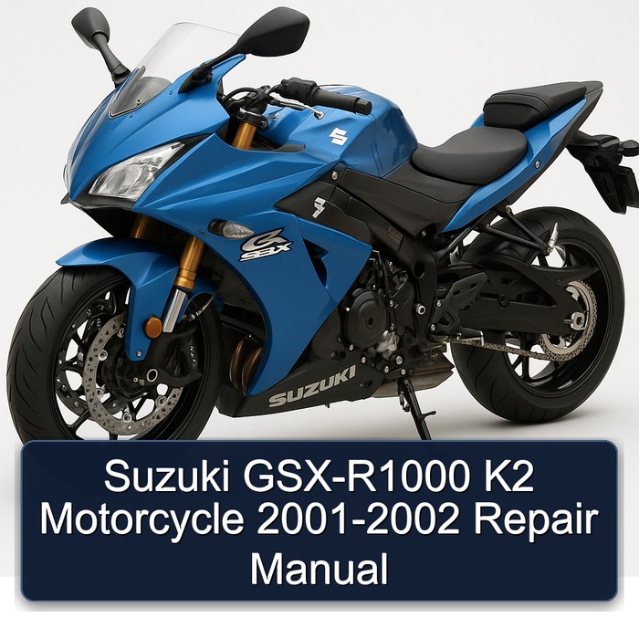 Suzuki GSX-R1000 K2 Motorcycle 2001-2002 Repair Manual