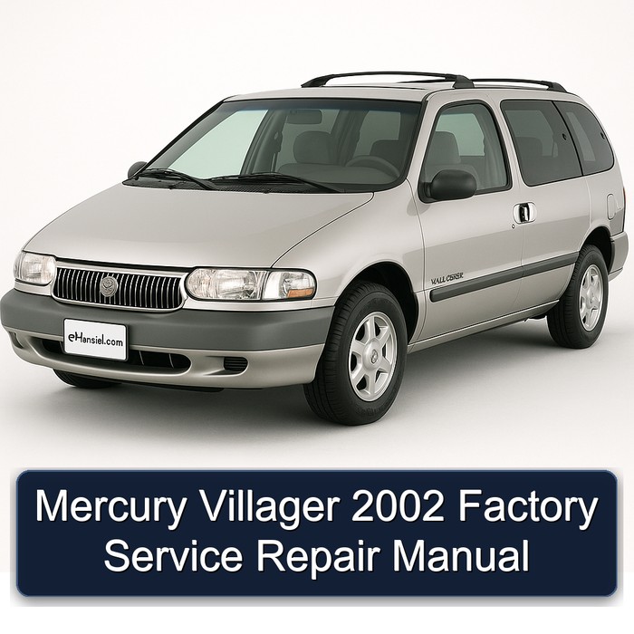 Mercury Villager 2002 Factory Manual de servicio y reparación