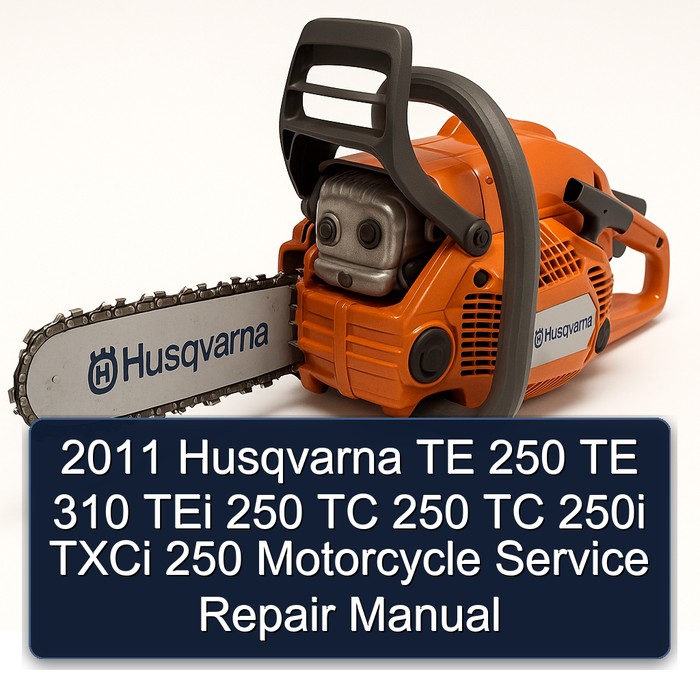 2011 Husqvarna TE 250 TE 310 TEi 250 TC 250 TC 250i TXCi 250 Motorcycle Manual de servicio y reparación