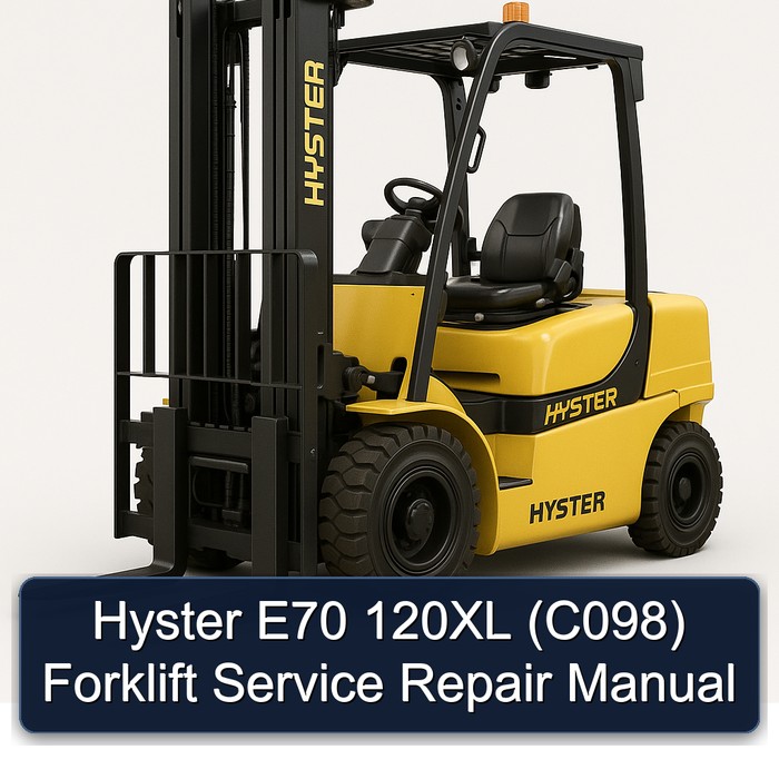 Hyster E70 120XL (C098) Forklift Service Repair Manual